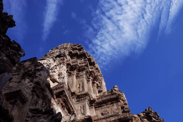 Centrala Tornet Angkor Wat Siem Reap Kambodja Den Arkitektoniska Konsten — Stockfoto