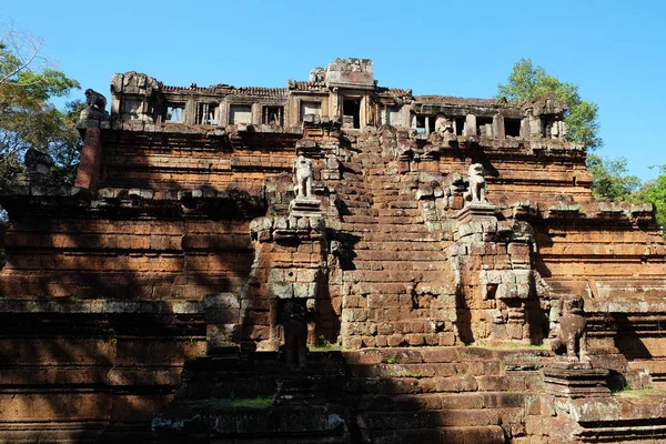 Alten Khmer Tempel Phimeanakas Hinduistischer Palast Der Götter Die Pyramide — Stockfoto