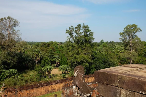 Ruinas Medievales Selva Tropical Ruinas Selva Camboya Paisaje — Foto de Stock