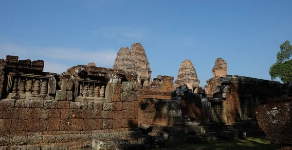 Каменные Башни Средневекового Кхмерского Храма Восточный Мебон — стоковое фото