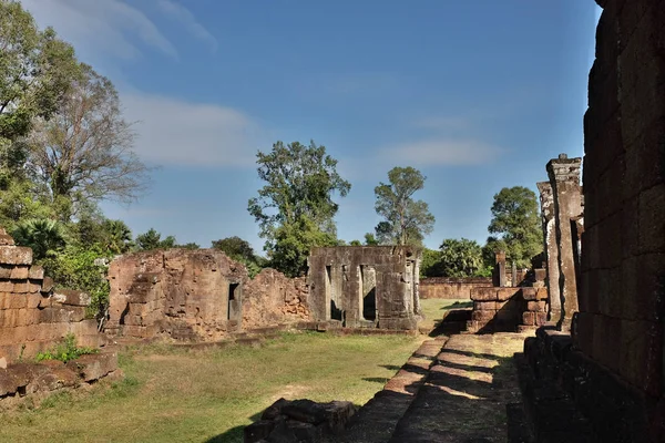 Patio Del Antiguo Templo Pre Rup Las Ruinas Templo Medieval — Foto de Stock