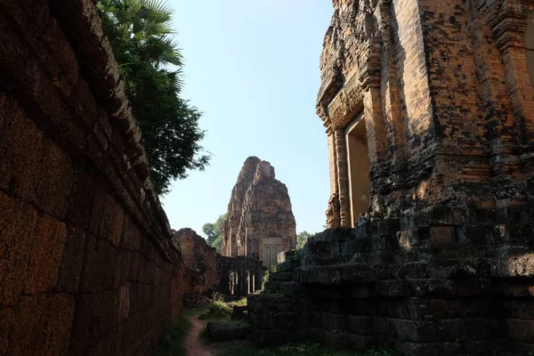 Ett Gammalt Och Nedgångna Khmer Tempel Fragment Temple Pre Rup — Stockfoto