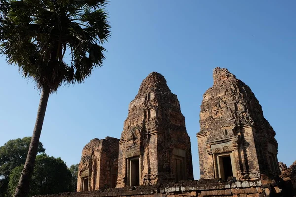 Der Antike Khmer Tempel Von Prerup Die Ruinen Mittelalterlicher Gebäude — Stockfoto