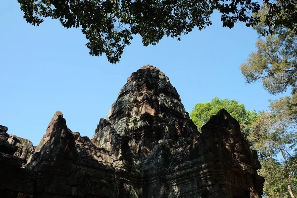 Forntida Khmer Tempel Skogen Dilapidated Monument Arkitektur Turistattraktion — Stockfoto