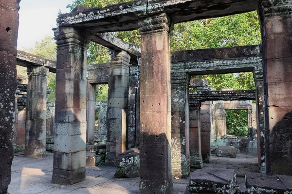 Kamboçya Daki Ortaçağ Kalıntıları Antik Tapınak Kalıntıları — Stok fotoğraf