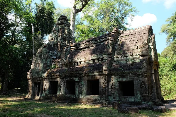 Templo Jemer Medieval Preah Khan Ruinas Medievales Bosque — Foto de Stock