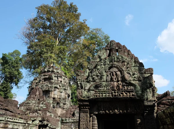 Ruins Medieval Stone Buildings Cambodia Dilapidated Old Buildings — Stock Photo, Image