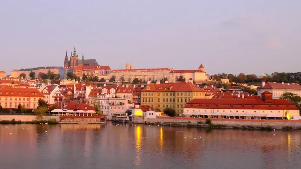 Centre Historique Prague Lever Soleil Paysage Urbain — Photo