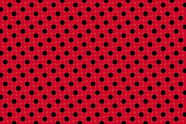 Angola bayrağının renklerinde basit geometrik desen