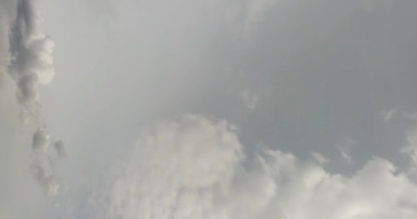 Felhős Vihar Előtt Felhőtlen Időeltolódás — Stock videók