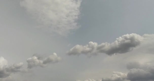 Cielo Nublado Antes Una Tormenta Nublado Caducidad — Vídeos de Stock