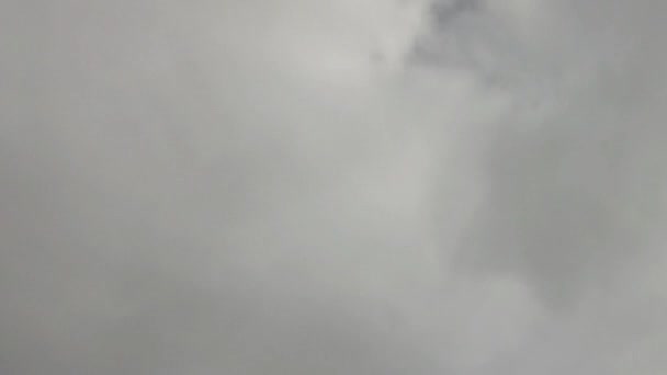 Wolken Aan Bewolkte Hemel Bewolkte Lucht Tijdsverloop — Stockvideo