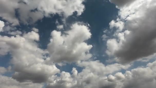 Clouds Blue Sky Timelapse Accelerated Video — Stock Video