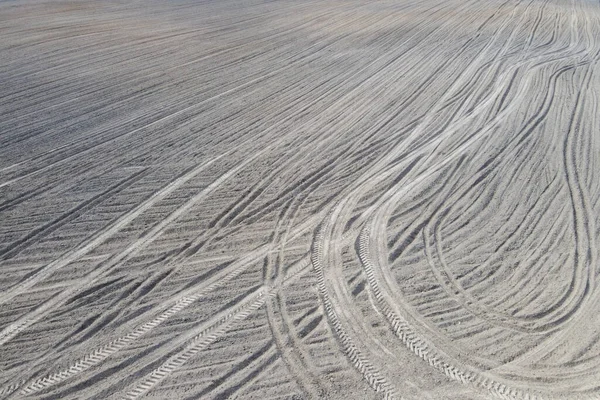 Plowed Jordbruksmark Flygbild Jordbruksmark Bakgrund — Stockfoto