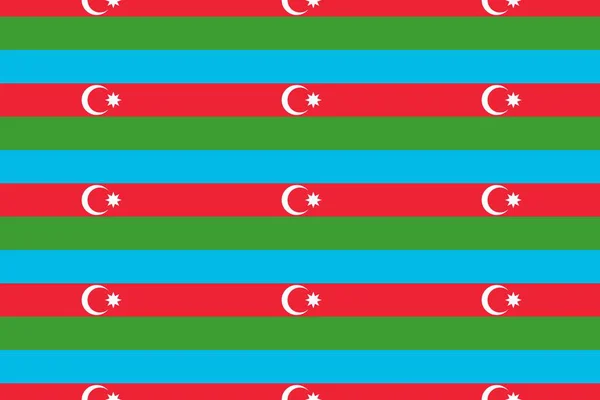 Pola Geometris Sederhana Dalam Warna Bendera Nasional Azerbaijan — Stok Foto