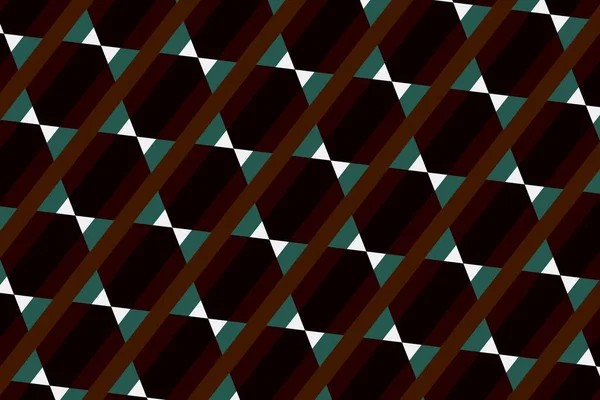Simple Ornamental Pattern Textile Print Pattern Fabric Trellis Geometric Pattern — Stock Photo, Image