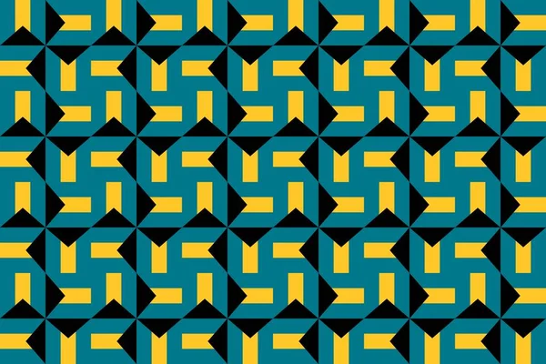 Simple Geometric Pattern Colors National Flag Bahamas — Stock Photo, Image
