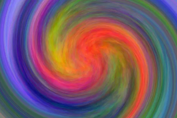 Padrão Abstrato Funil Redemoinho Espiral Padrão Multi Colorido Como Fundo — Fotografia de Stock