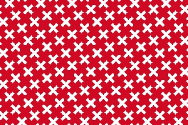 Eenvoudig Geometrisch Patroon Kleuren Van Nationale Vlag Van Bahrein — Stockfoto