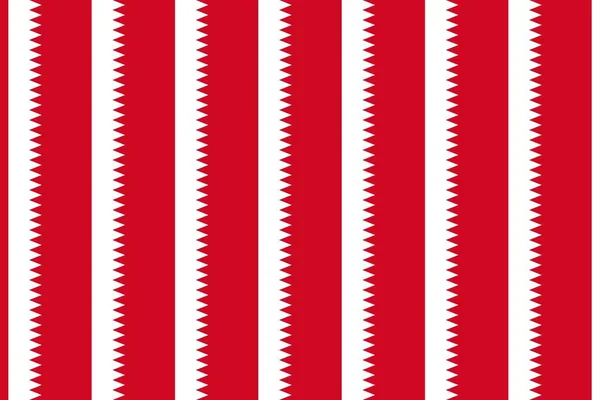 Simple Geometric Pattern Colors National Flag Bahrain — Stock Photo, Image