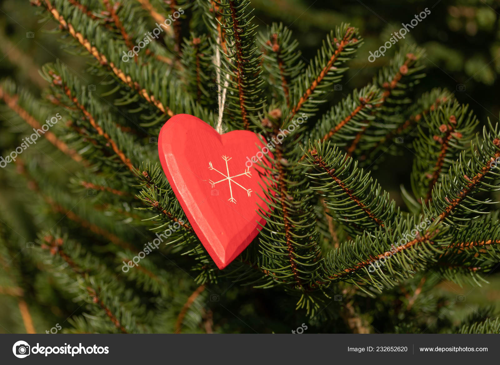 Valentines day christmas tree decorations