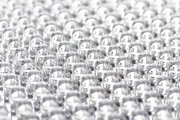 Rows of LEDs in the panel — Stock Photo, Image