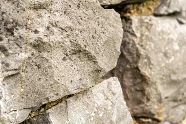 Крупный План Природных Больших Камней Абстрактная Текстура Селективный Фокус — стоковое фото