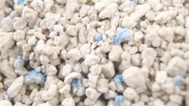 Emici küme kutusunun yakın çekim görüntüleri. Gri ve mavi. Makro atış. Hayvan bakımı