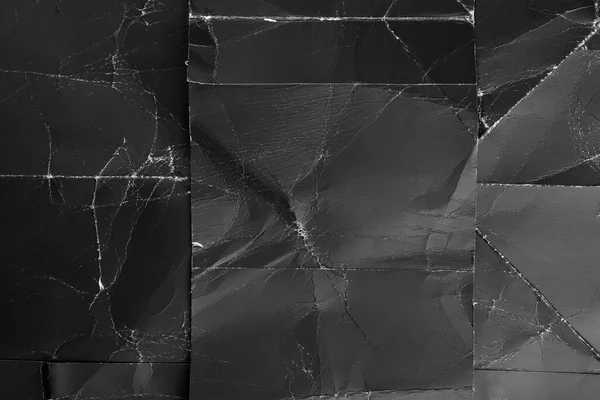 Papel Velho Danificado Preto Abstrato Padrão Natural Escuro Para Desenhos — Fotografia de Stock