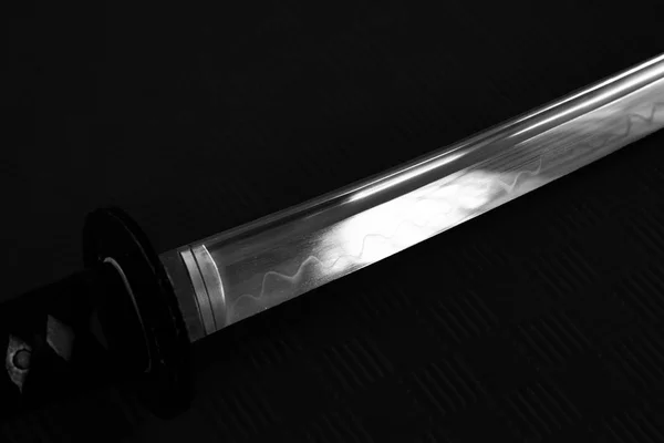 Japanese katana samurai sword — Stock Photo, Image