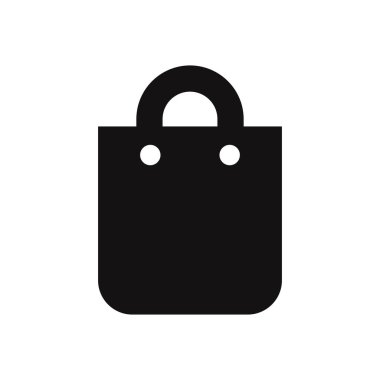 alışveriş poşeti vektör simgesi