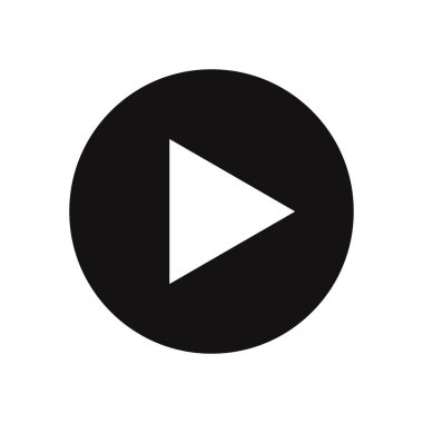 çalma düğmesi vektör simgesi