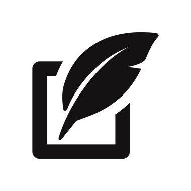 Beyaz arka plan üzerinde izole simgesi düzenleyin. Modern, basit sembol modaya uygun bir tasarım tarzı web sitesi, mobil, için Kullanıcı arabirimi uygulaması, grafik, logo. Düz vektör öğesinin çizim. Eps10.