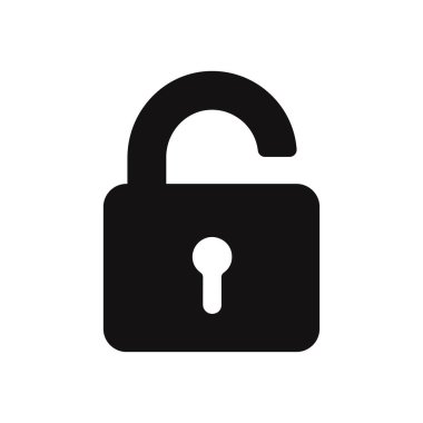 Asma kilit vektör simge tasarlamak