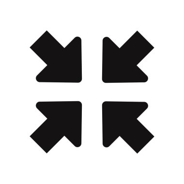 Düğme vektör simgesi en aza indirmek