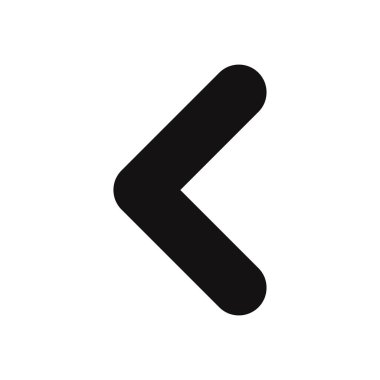 Sol Ok Vektör Simgesi