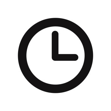 Saat vektör simgesi simgesi