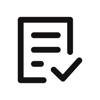 Form vektör simgesini kontrol et