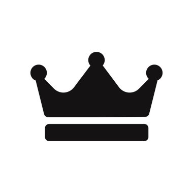 Taç vektör simgesi simgesi