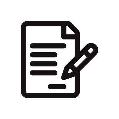 Sözleşme vektör simgesi simgesi