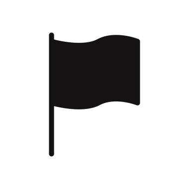 Bayrak vektör simgesi simgesi