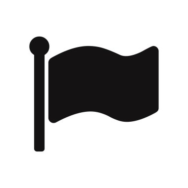 Bayrak vektör simgesi simgesi