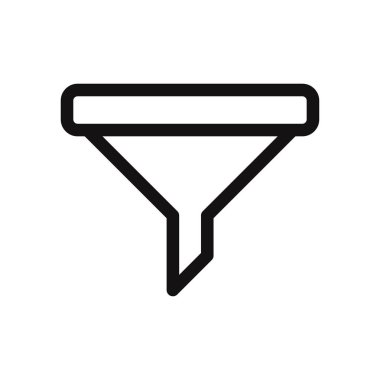 Filtre vektör simgesi simgesi