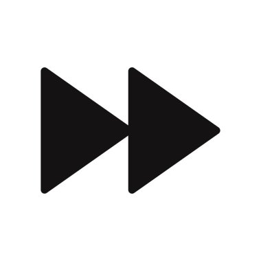 Hızlı ileri vektör simgesi