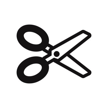 Makas vektör simgesi simgesi