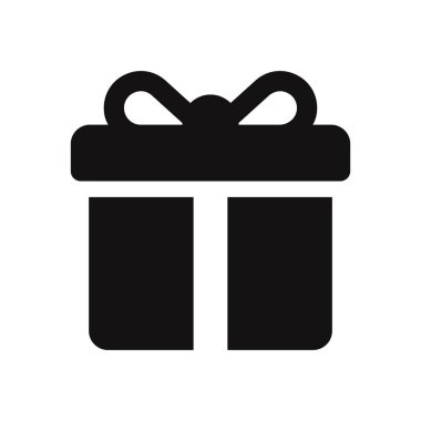 Hediye vektör simgesi simgesi