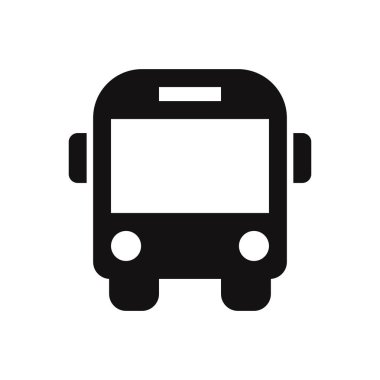 Otobüs vektör simgesi simgesi