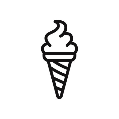 dondurma vektör simgesi