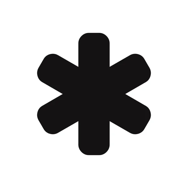 Символ Вектора Астериска — стоковый вектор