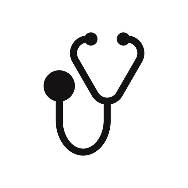 Stethoscope Vector Icon Symbol — Stock Vector